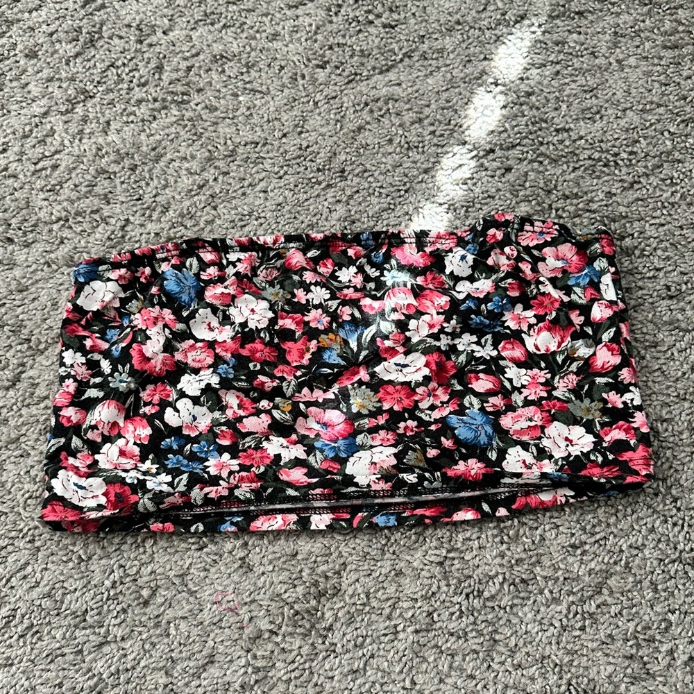 Gorgeous floral SHEIN bandeau PERFECT FOR SPRING / SUMMER